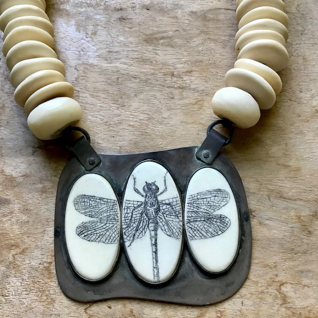 2ETN Damselfly Necklace